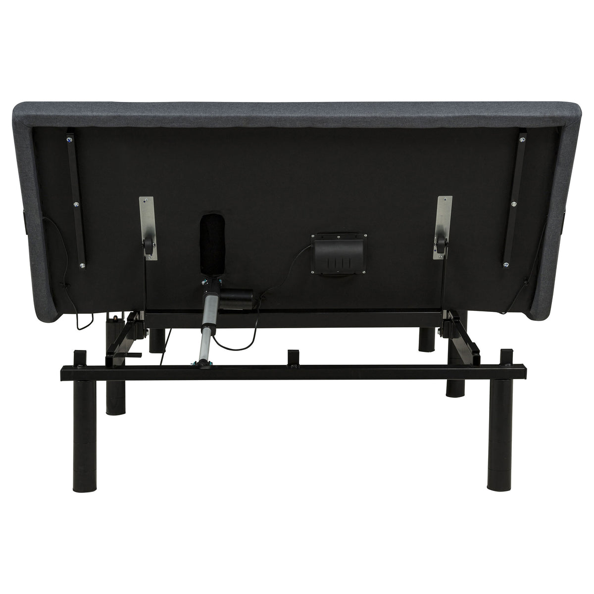 Weston Black And Grey Queen Dual-motor Massage Adjustable Bed Base - Ornate Home