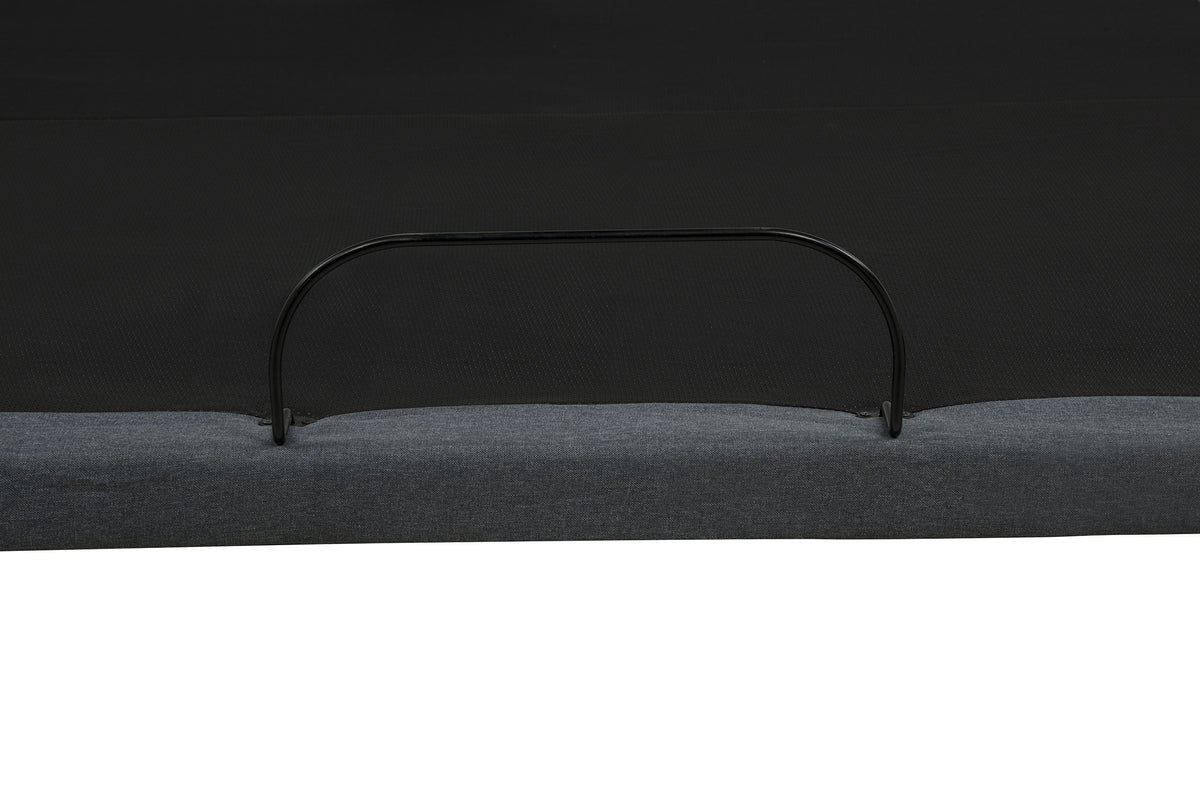 Weston Black And Grey Queen Dual-motor Massage Adjustable Bed Base - Ornate Home