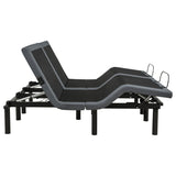 Weston Black And Grey Split Eastern King Massage Adjustable Bed Base - Ornate Home
