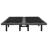 Weston Black And Grey Split Eastern King Massage Adjustable Bed Base - Ornate Home