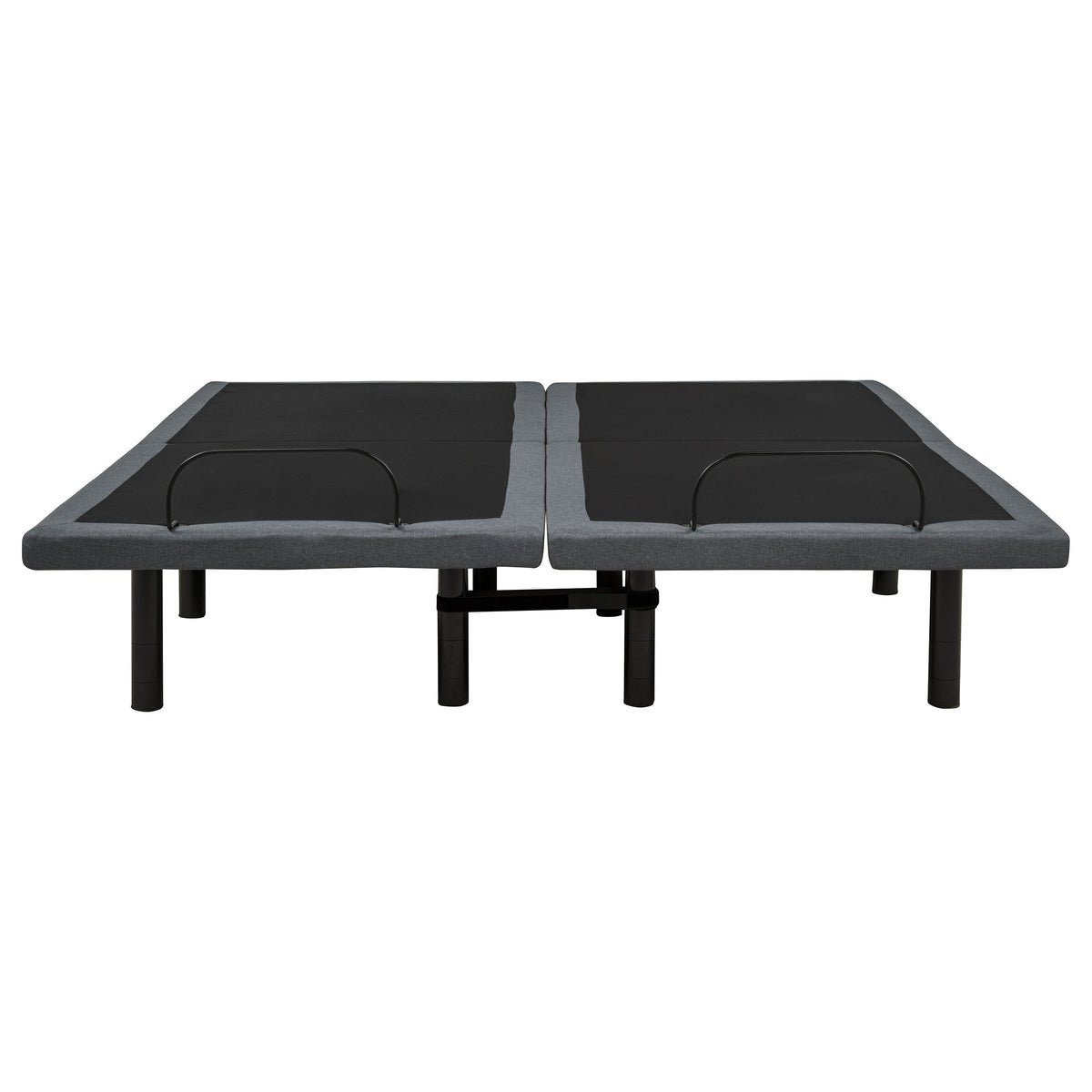 Weston Black And Grey Split Eastern King Massage Adjustable Bed Base - Ornate Home