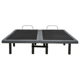 Weston Black And Grey Split Eastern King Massage Adjustable Bed Base - Ornate Home