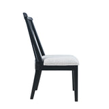 Weston Black Dowel Back Dining Chair (Set of 2) - Ornate Home