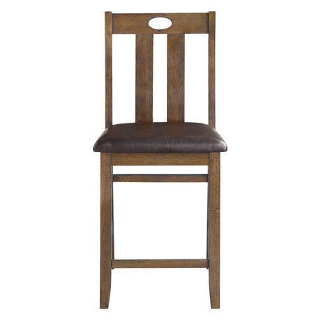 Weston Brown 5-Piece Pack Counter Height Set - Ornate Home