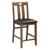 Weston Brown 5-Piece Pack Counter Height Set - Ornate Home