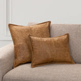Weston Chestnut 20"x20" Throw Pillow (Set of 2)