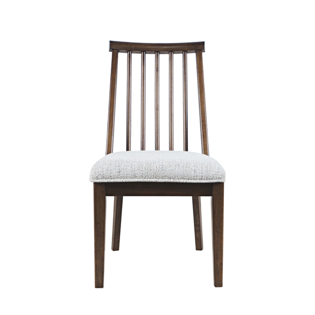 Weston Chestnut Dowel Back Dining Chair (Set of 2) - Ornate Home