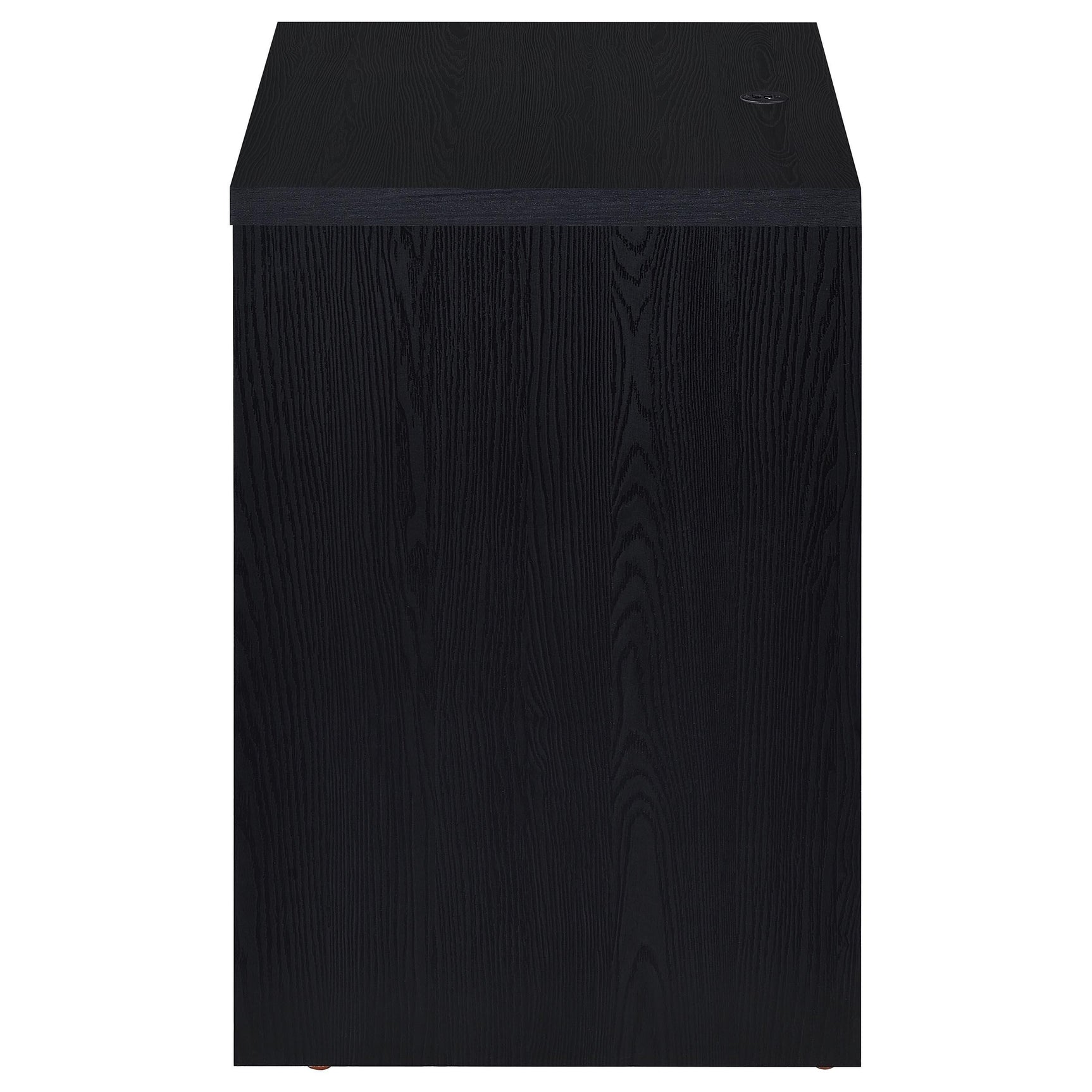 Westpark Black 2-drawer Nightstand LED Lights and USB - Ornate Home