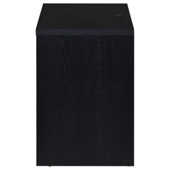 Westpark Black 2-drawer Nightstand LED Lights and USB - Ornate Home