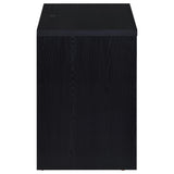 Westpark Black 2-drawer Nightstand LED Lights and USB - Ornate Home