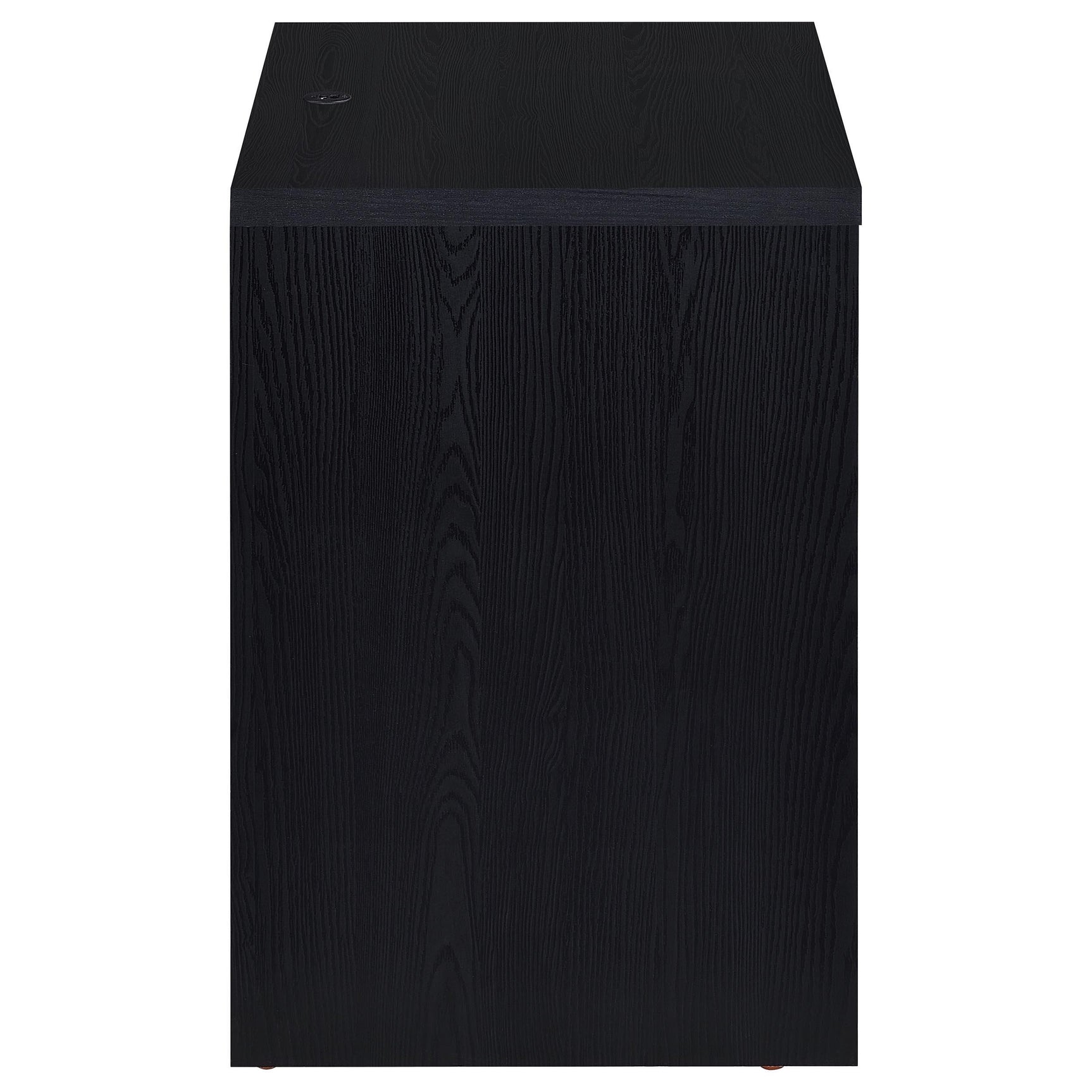 Westpark Black 2-drawer Nightstand LED Lights and USB - Ornate Home
