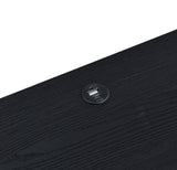 Westpark Black 2-drawer Nightstand LED Lights and USB - Ornate Home