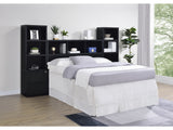 Westpark Black 3-piece Queen Bedroom Set Bookcase Headboard - Ornate Home