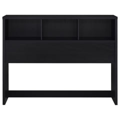 Westpark Black 3-piece Queen Bedroom Set Bookcase Headboard - Ornate Home