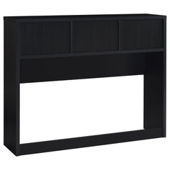 Westpark Black 3-piece Queen Bedroom Set Bookcase Headboard - Ornate Home