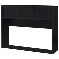 Westpark Black 3-piece Queen Bedroom Set Bookcase Headboard - Ornate Home