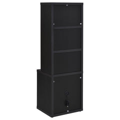 Westpark Black 3-piece Queen Bedroom Set Bookcase Headboard - Ornate Home