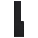 Westpark Black 3-piece Wall Unit Bookcase Set with USB - Ornate Home