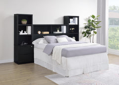 Westpark Black 49-inch Full Bookcase Headboard - Ornate Home