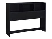 Westpark Black 49-inch Queen Bookcase Headboard - Ornate Home