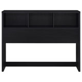 Westpark Black 49-inch Queen Bookcase Headboard - Ornate Home