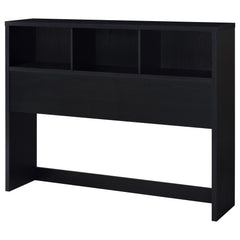 Westpark Black 49-inch Queen Bookcase Headboard - Ornate Home