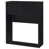 Westpark Black 49-inch Twin Bookcase Headboard - Ornate Home