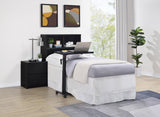 Westpark Black 49-inch Twin Bookcase Headboard - Ornate Home