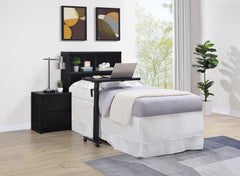 Westpark Black 49-inch Twin Bookcase Headboard - Ornate Home