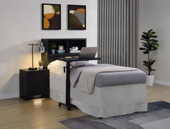 Westpark Black 49-inch Twin Bookcase Headboard - Ornate Home