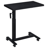 Westpark Black Height Adjustable Mobile Bedroom C-Table - Ornate Home