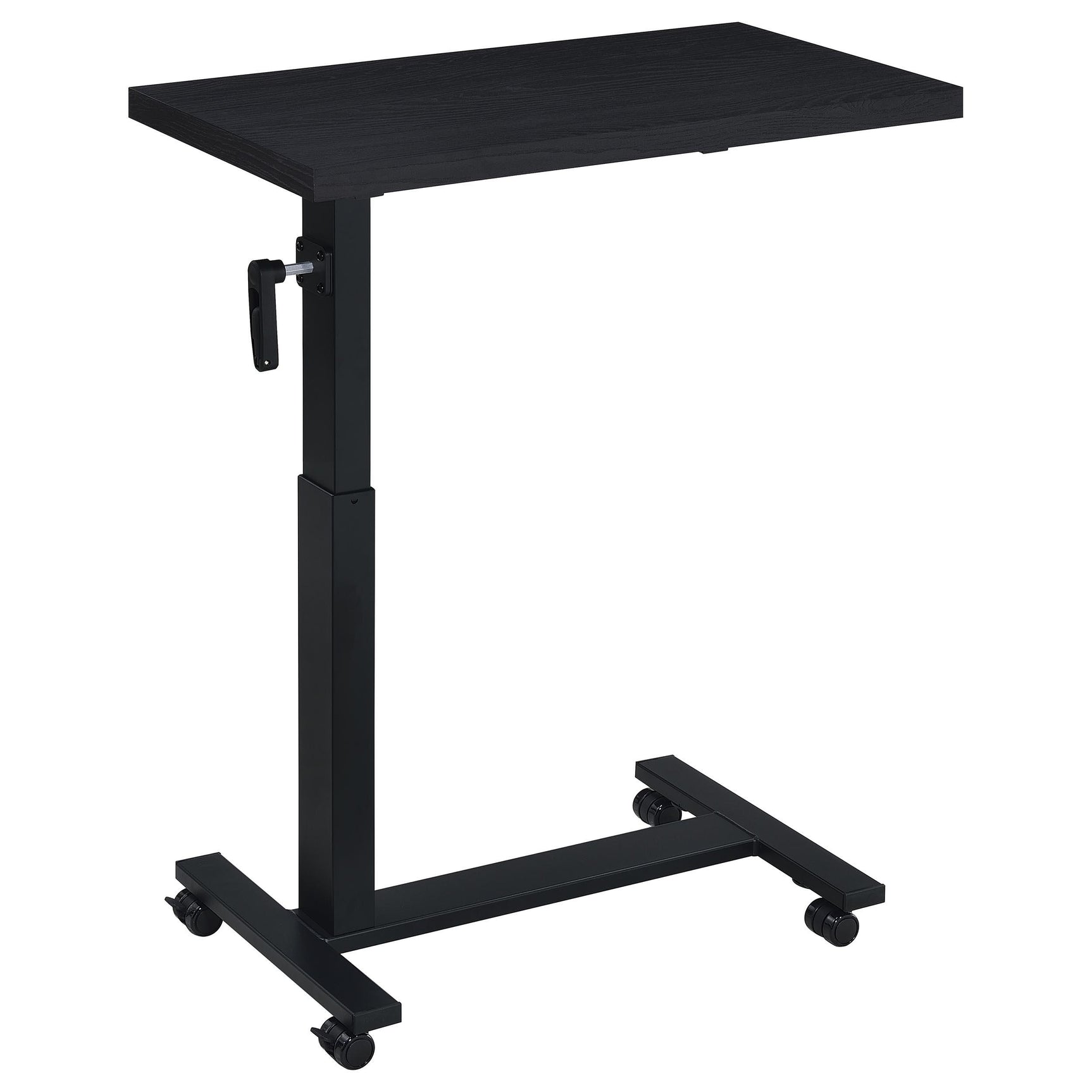 Westpark Black Height Adjustable Mobile Bedroom C-Table - Ornate Home