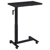 Westpark Black Height Adjustable Mobile Bedroom C-Table - Ornate Home