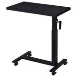 Westpark Black Height Adjustable Mobile Bedroom C-Table - Ornate Home