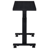 Westpark Black Height Adjustable Mobile Bedroom C-Table - Ornate Home