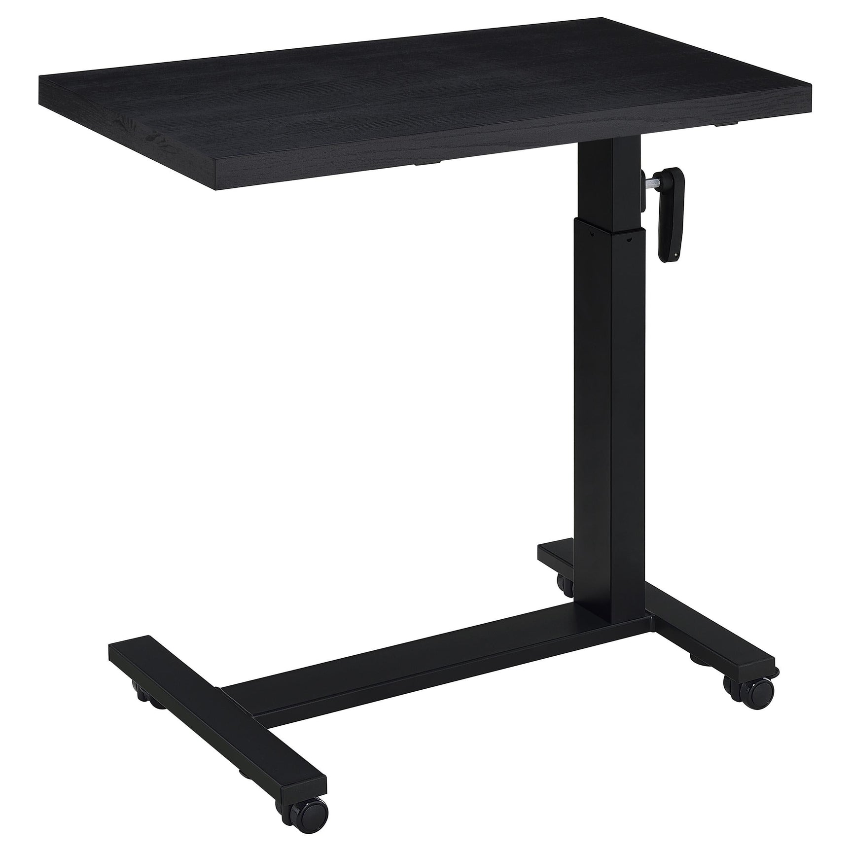 Westpark Black Height Adjustable Mobile Bedroom C-Table - Ornate Home