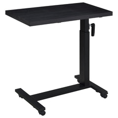 Westpark Black Height Adjustable Mobile Bedroom C-Table - Ornate Home
