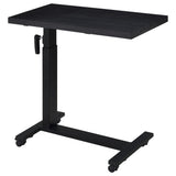 Westpark Black Height Adjustable Mobile Bedroom C-Table - Ornate Home