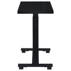 Westpark Black Height Adjustable Mobile Bedroom C-Table - Ornate Home