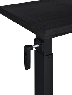 Westpark Black Height Adjustable Mobile Bedroom C-Table - Ornate Home