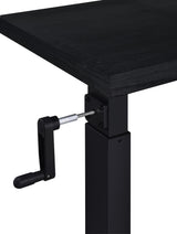 Westpark Black Height Adjustable Mobile Bedroom C-Table - Ornate Home