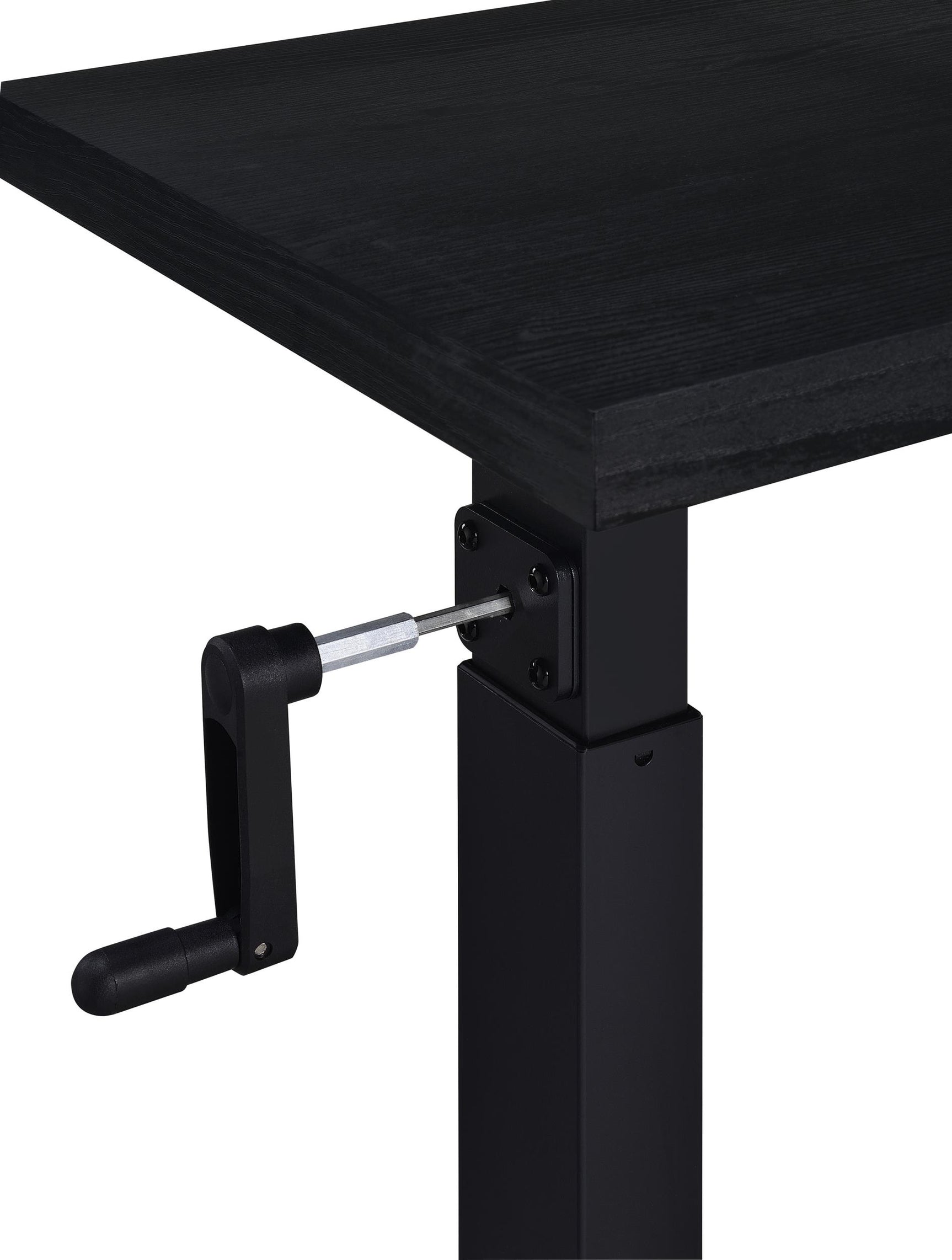 Westpark Black Height Adjustable Mobile Bedroom C-Table - Ornate Home