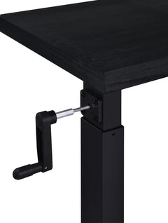 Westpark Black Height Adjustable Mobile Bedroom C-Table - Ornate Home