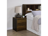 Westpark Dark Pine 2-drawer Nightstand LED Lights and USB - Ornate Home