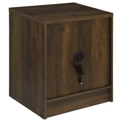 Westpark Dark Pine 2-drawer Nightstand LED Lights and USB - Ornate Home