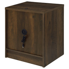 Westpark Dark Pine 2-drawer Nightstand LED Lights and USB - Ornate Home