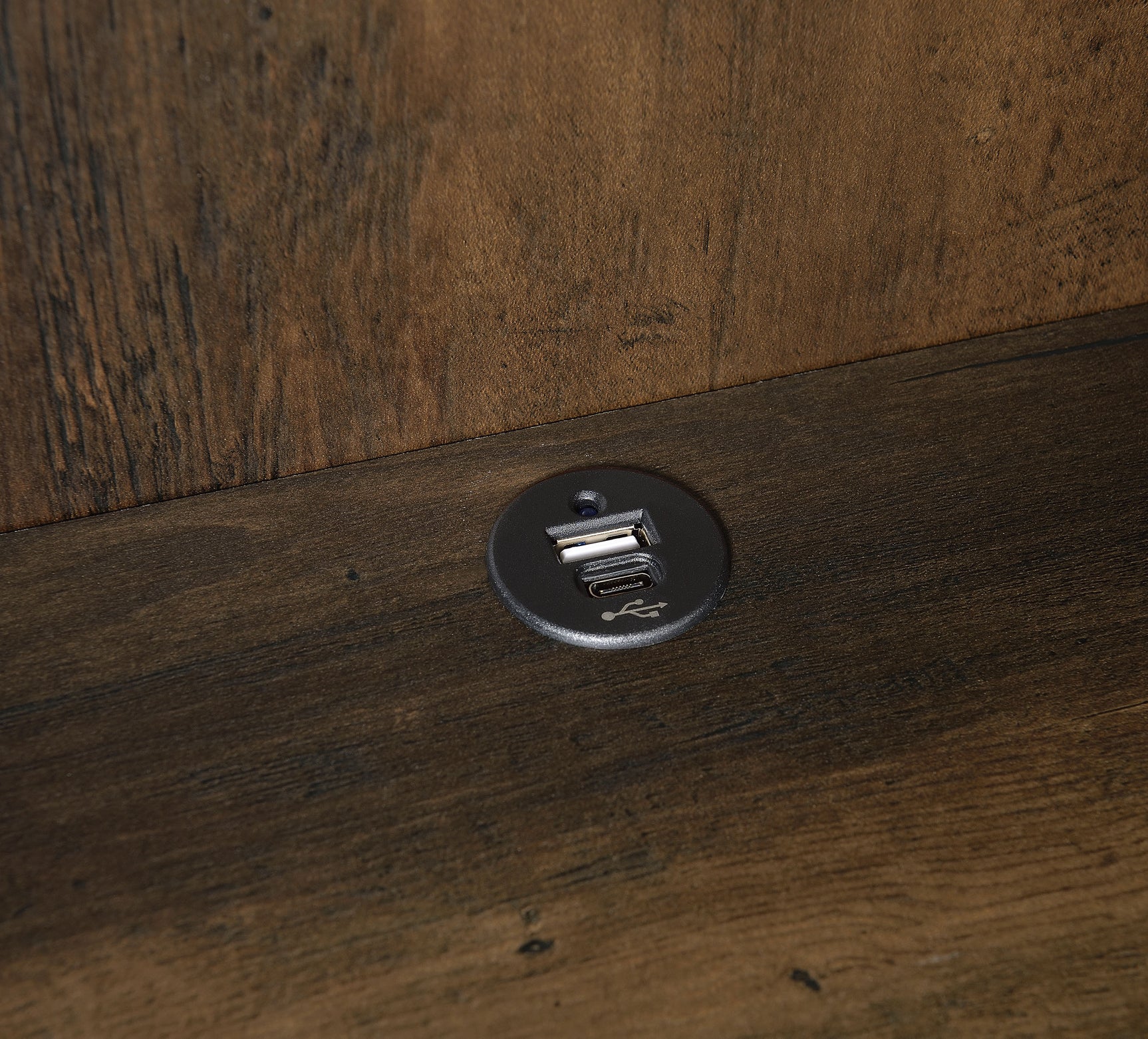 Westpark Dark Pine 3-piece Full Bedroom Set Bookcase Head - Ornate Home