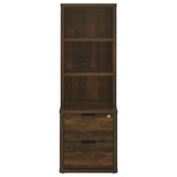 Westpark Dark Pine 3-piece Wall Unit Bookcase Set with USB - Ornate Home