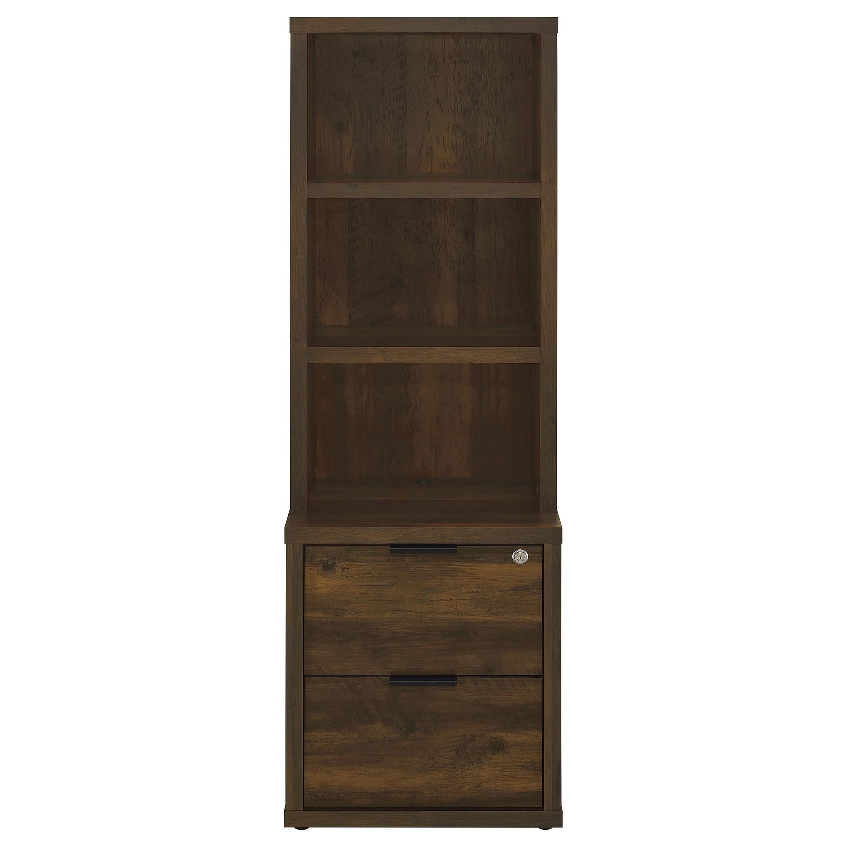 Westpark Dark Pine 3-piece Wall Unit Bookcase Set with USB - Ornate Home