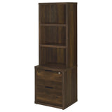 Westpark Dark Pine 3-piece Wall Unit Bookcase Set with USB - Ornate Home